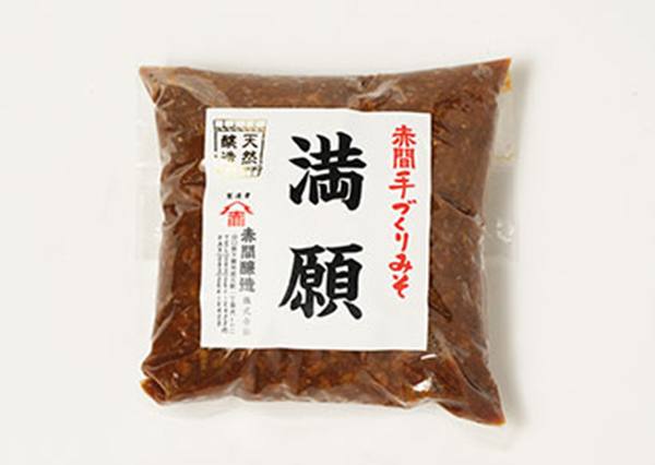 【赤間味噌】最高級麦味噌・満願　400g